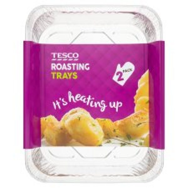 Tesco Oven Foil Roasting Trays 2 Pack Korea E Market