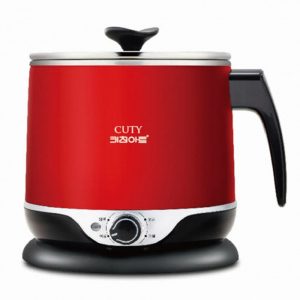 [Kitchen Art] Electric multi Travel Cooker Electric Portable Multi Mini Stainless Steel Camping Pot 220V 1.8L KA-D04 & Free gift (KEY Ring)