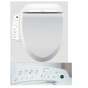 Inus Uspa DSB-5420 Toilet Bidet Toilet Seat 220v 2 Nozzle, Continuous Warm Water, Dry Function, Heated Seat & Exclusive Simple English User Manual on how to use