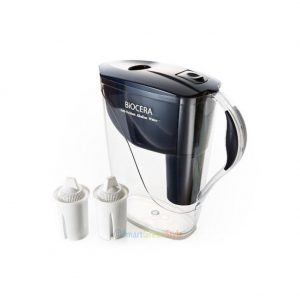 Biocera Alkaline Pitcher Anti Oxidant Water Jug Filter Jug 2 Cartridge