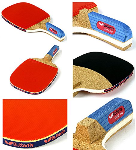 Premium Butterfly ADDOY P10 Table Tennis Racket Penhold Paddle Ping Pong 