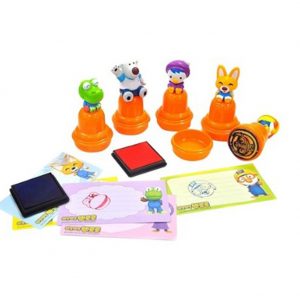 Pororo stamp play set Pororo stamp play- 5 kinds of Pororo Character stamps