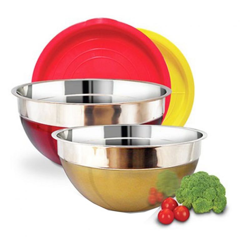 stainless steel mixing bowls with lid