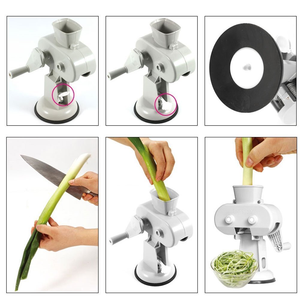 Shallot Roller Green Spring Onion Slicer Shredder & Free Gift (Key Ring) –  Korea E Market