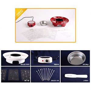 Hand made Chocolate Maker Fondue MK-900B Chocolate Fondue Pot Melt Port Chocolates 220V + Simple English User’s Guide on How to use