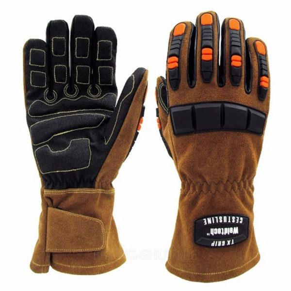 Animal Handling TX Grip Leather Gloves Protect From Dog Cat Bird