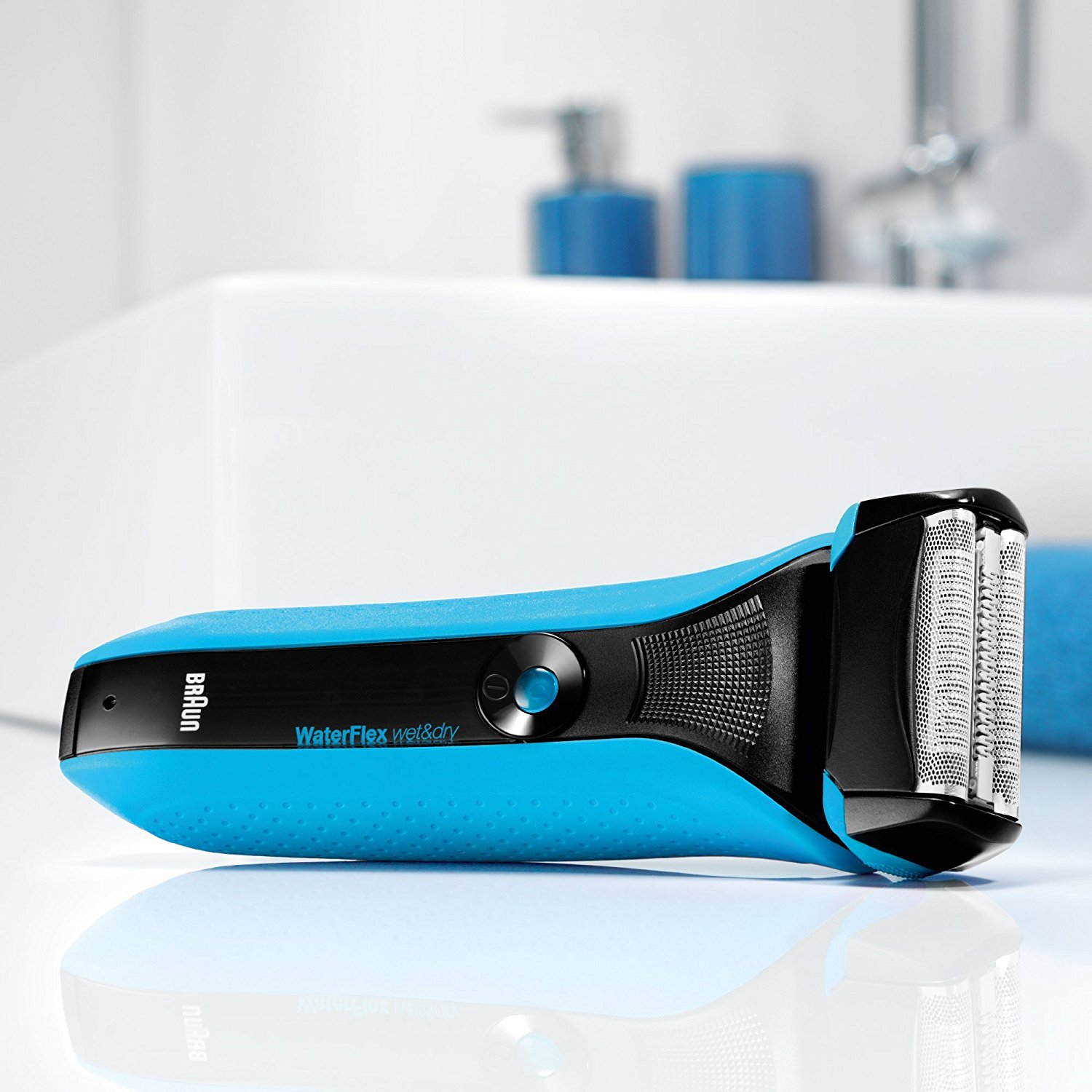 Braun Waterflex Wf2S Electric Wet And Dry Foil Shaver – Blue – Korea E ...