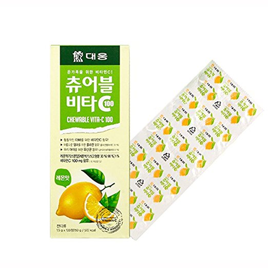 Daewoong Chewable VitaC Supplement Delicious Healthy Vitamin-C Soft ...