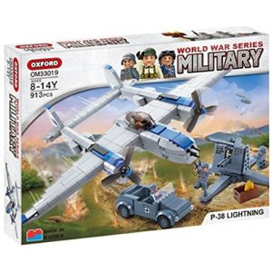 0XFORD World Series Miterary Block Kid Toy P-38 LIGHTNING OM33019 8~14 Years 913PCS