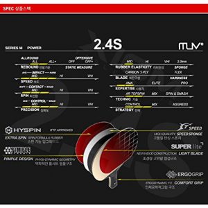 Champion XIOM M 2.4 S Ping Pong Racket table Tennis Shake Hand Defensive Type