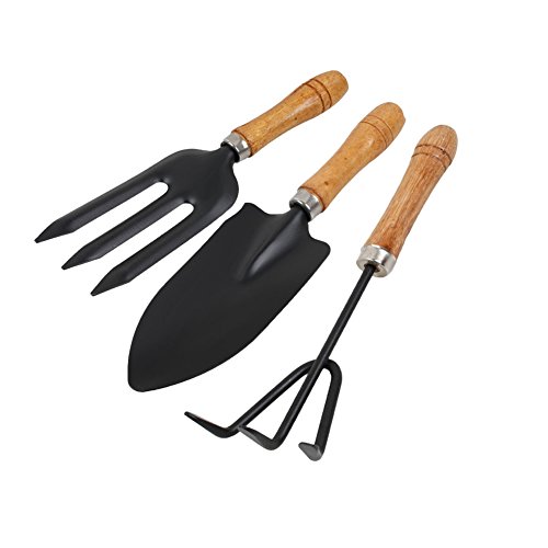 KEM Three kinds of gardening Tools Set Hooked Mattok,Hand shovel ...