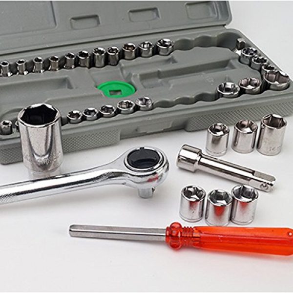 [KEM]40 Pcs Combination Socket Wrench Set Ideal for D.I.Y Projects