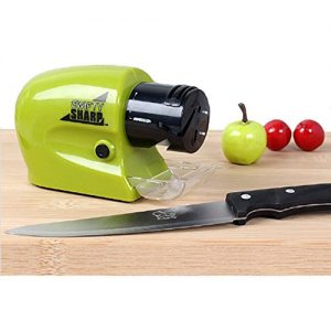 [KEM]Electric Cordless Ceramic Knife Sharpener High speed rotate Sharpen Stone