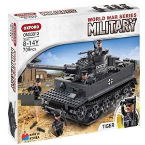 OXFORD Military Tiger Tank OM33013 Kids Toy Block World War Series 709PCS 8~14 PCS