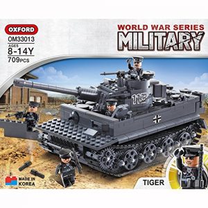 OXFORD Military Tiger Tank OM33013 Kids Toy Block World War Series 709PCS 8~14 PCS