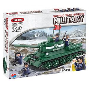 OXFORD Military Word War Series OM33017 T-34/85 KID Block 634 PCS 8 -14 Year