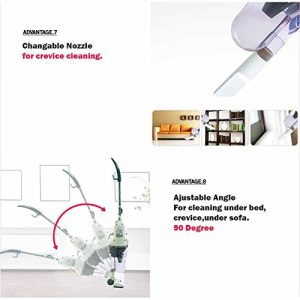 SHINIL Wired Electric Stick Vacuum Cleaner Cyclone System Nano Silver Filter 220V