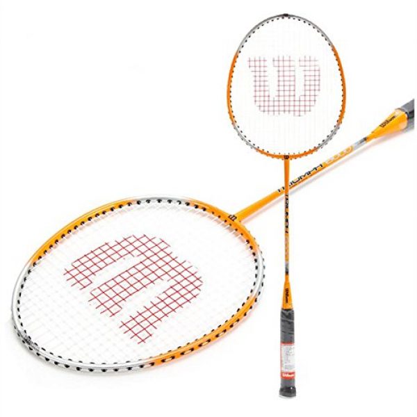 [Wilson] Triumph 6000 Badminton Racket Orange 675mm 100g Racket 2p ...