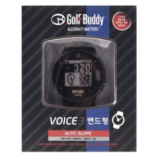 GolfBuddy Voice3 GPS Golf Rangefinder Auto Slope Wrist Band Type