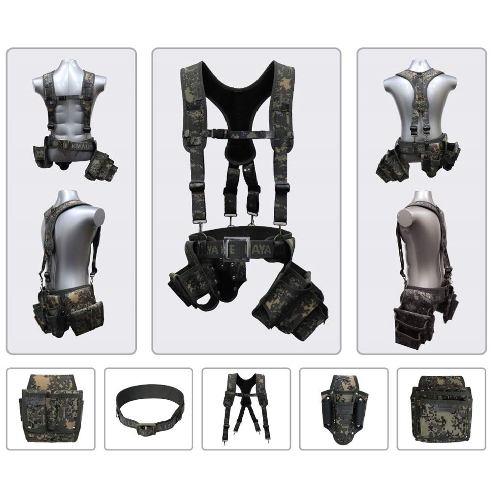 KAYA LIFE KL-900, KL-600 Work Tool Belt Suspenders With Drill 