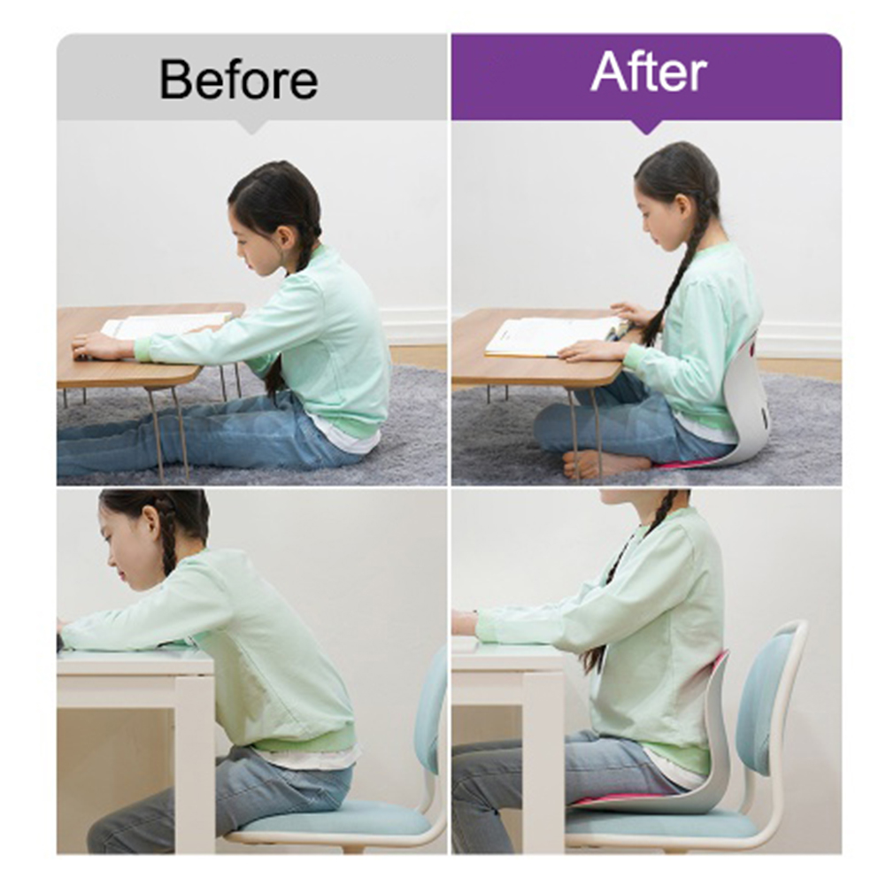 A-Blue Kid’s S-Back Curble Hip-Up Chair Lumber Support Posture