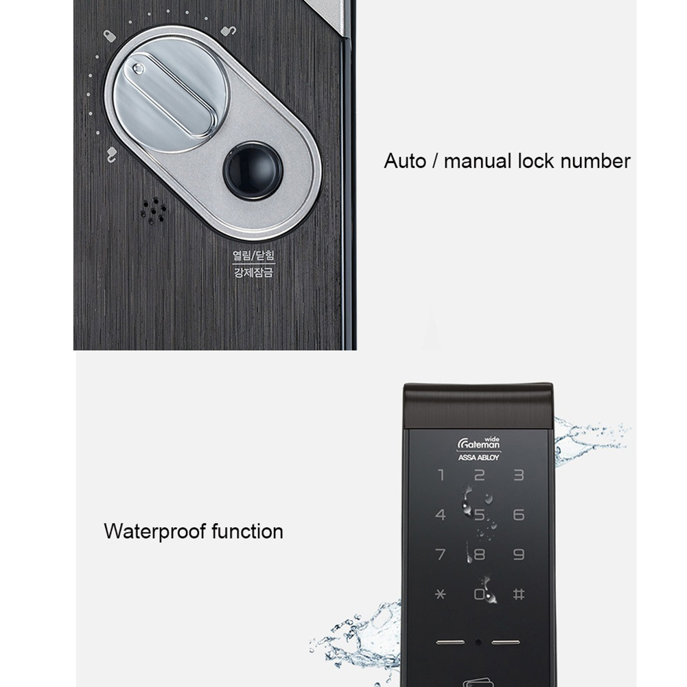 Gateman Wv 43 Digital Door Lock Led Touch Key Pad 4 Card Keys Korea E Market