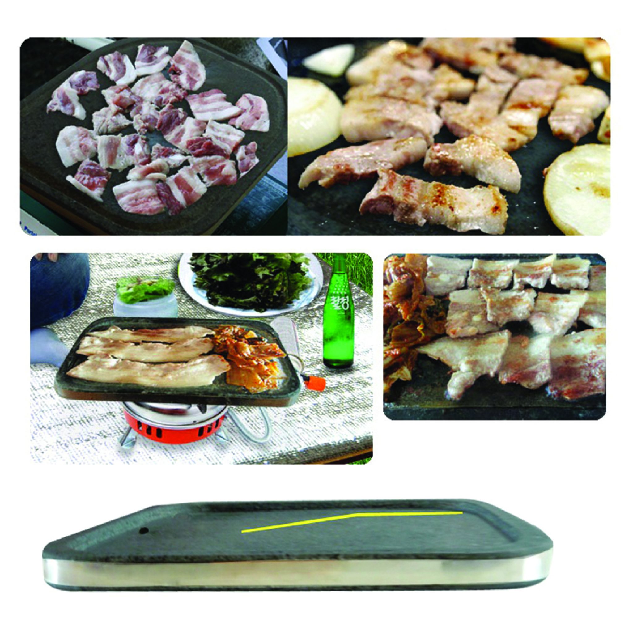 Jangsoo Gobdol Korean BBQ Stone Grill For Roasting Pork ...