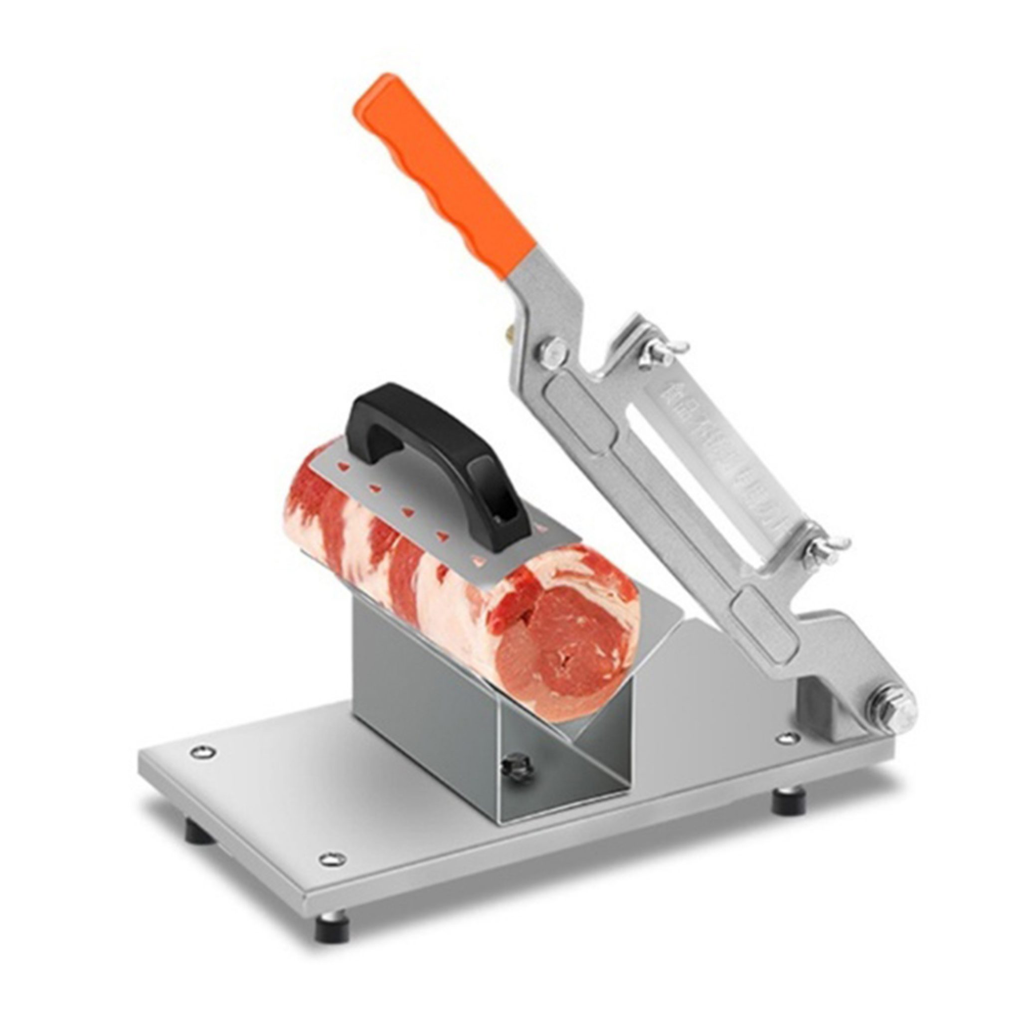 TULGIGS Manual Frozen Meat Slicer, befen Stainless Steel Meat Cutter