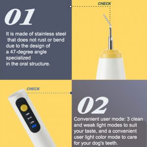 Petdon Wireless Ultrasonic Scaler Health Pet Scaling Teeth Dogs and Cats Dental Care