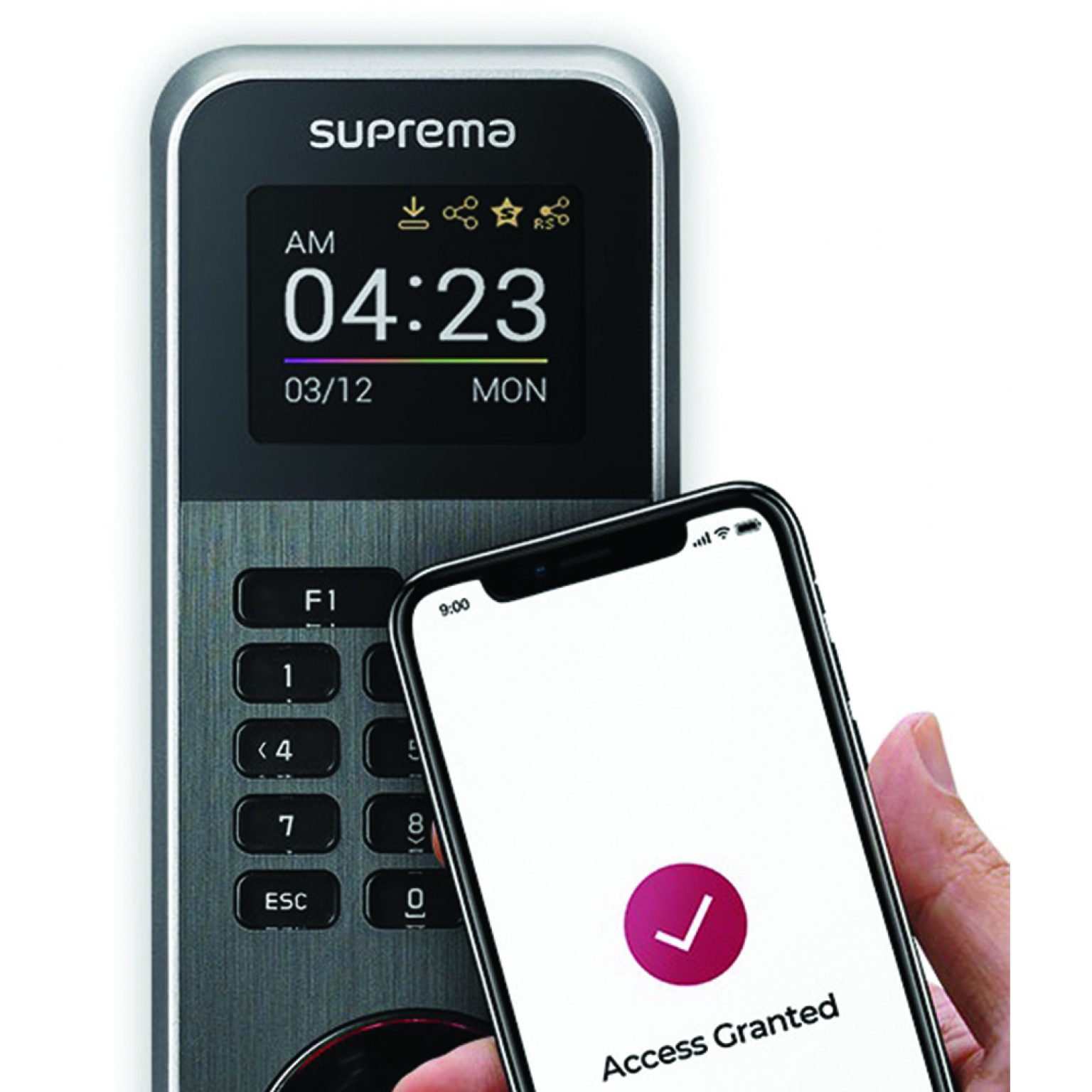 Suprema Biolite N2 Outdoor IP Fingerprint Terminal Access Control BLN2 ...