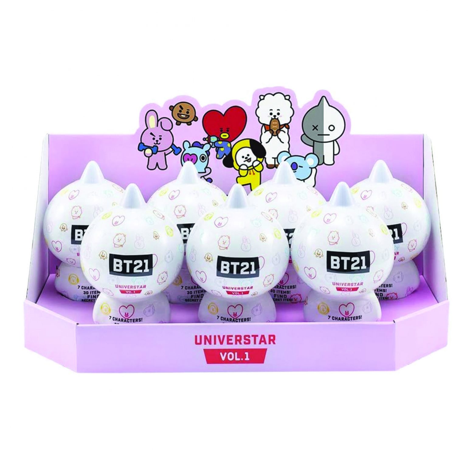 bt21 soft toys set