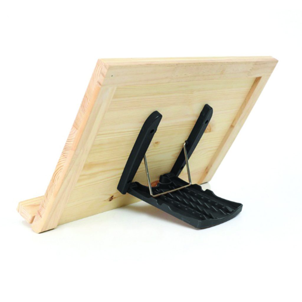 Morning Glory Natural Wood Book Stand Reading Stands Laptop Holder