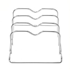 TULGIGS Stainless Steel Wire Chopping Board Holder Cutting Board Rack Kitchen Organizer