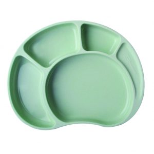 Benian 100% Silicone Plate Baby Toddler Food Suction Tray Non Slip Child Korea