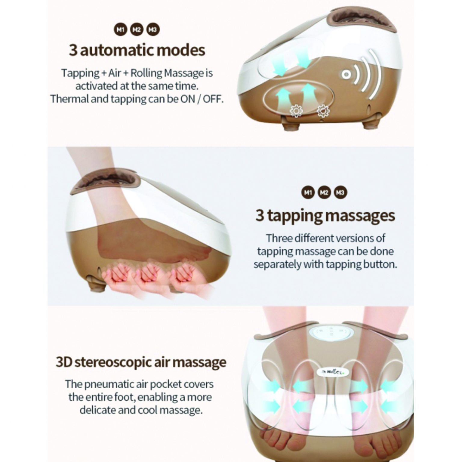 foot massager tapping