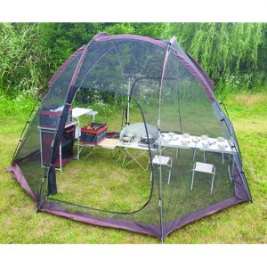 BELLOPA One Touch Outdoor Big Camping Screen Net House Full Mesh Big Dome Shelter Outdoor Big Camping Net