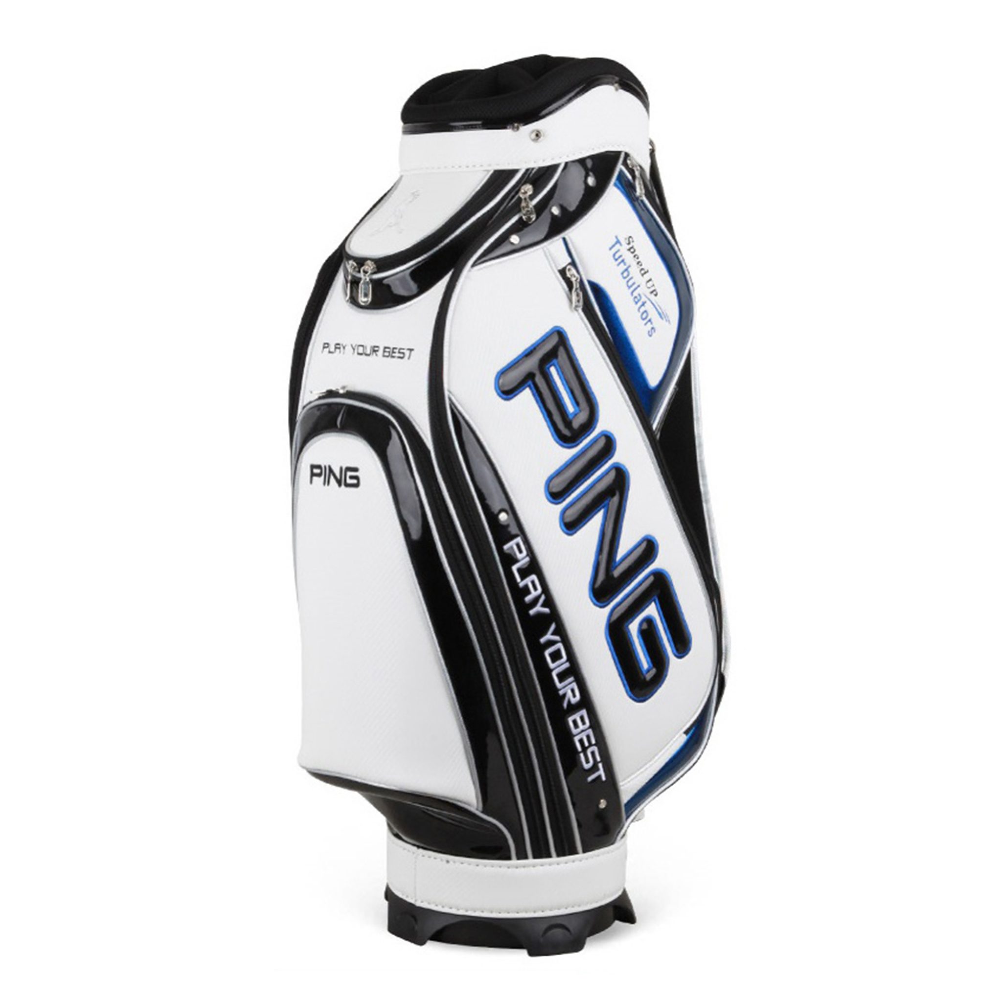 Ping G Pro Men’s Caddie Bag 10In 7Way 9lbs Cart Enamel PVC White Golf ...