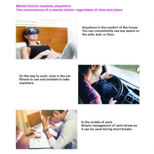 MENTAL DOCTOR MB-200 eye movement mental health device for stress sound sleep