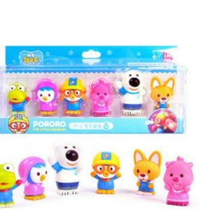 PORORO Character Bath Toy for Children – 6pcs