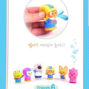 PORORO Character Bath Toy for Children – 6pcs