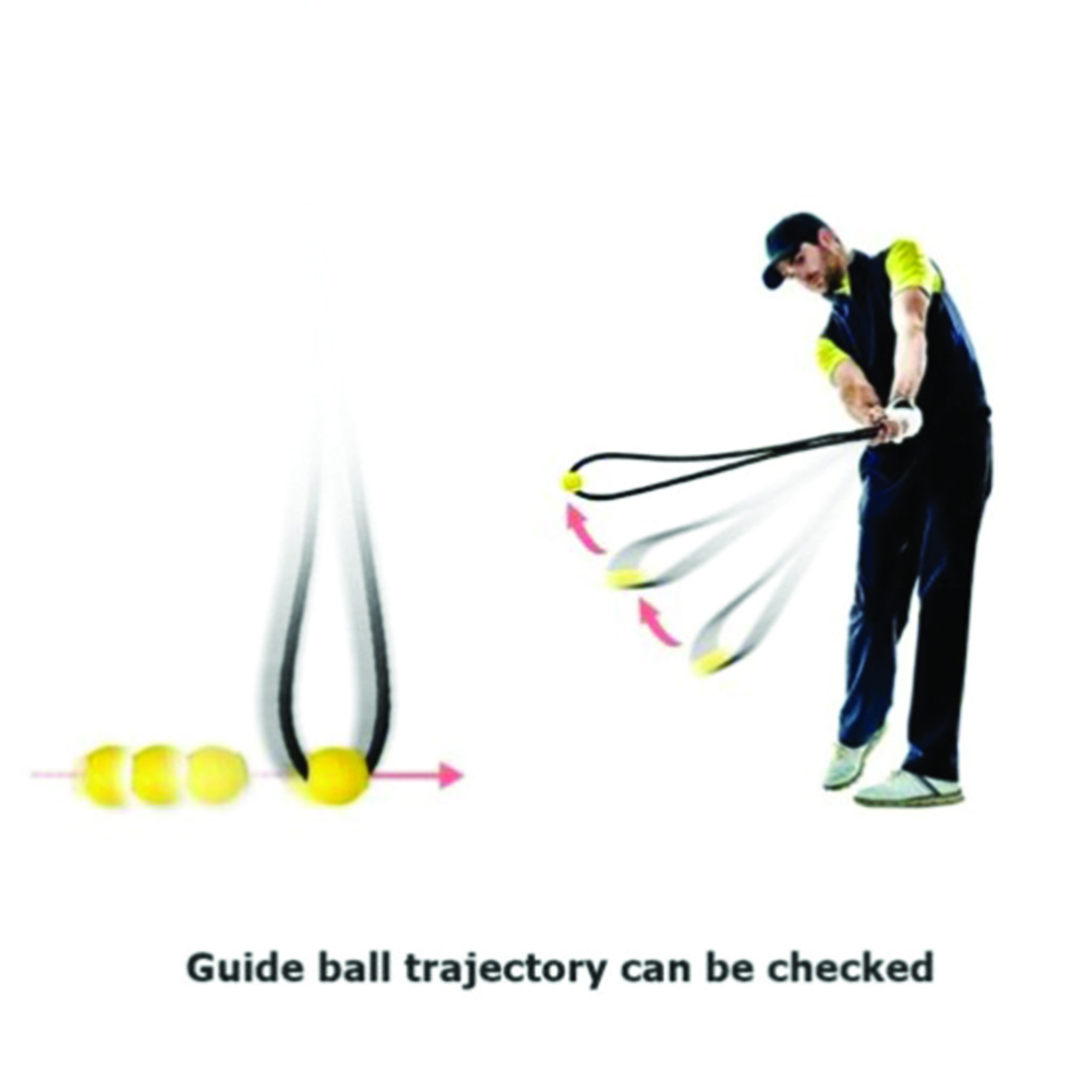 ROOKIE Golf Swing Practice Long Distance Ropes Luxury Golf Swing Ropes