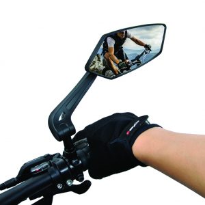TULGIGS Universal Wide Angle Bike Cycling Real View Mirror With 360 Degree Angle Adjustment Joint for Handlebar 22-25mm Adjustable Left Right Bicycle Rearview Mirrors