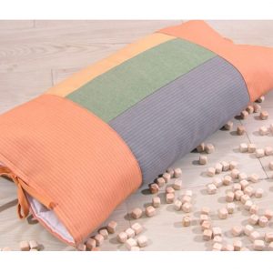 PARTY CRAFTZ Phytoncide Hinoki Cypress Wood Chip & Natural Latex Pillow Cover Ocher Color
