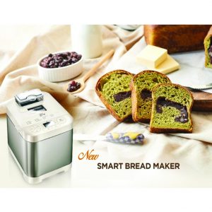 BREAD GARDEN Bread Maker Automatic Bread Machine Making sweets,Jam,Dough,Cake, Well Being Cooker 13-Hour Delay Timer 220V Korea