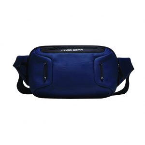 COODGEAR Men’s Bags 3.5L Sling Bags Waist Bags Cross Bags XIX005 NAVY Nylon 840D TM PU Coating Neoprene 28cm(W) X 18cm(H) X 7cm(D)