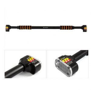 PROSPECS Doorway Chin up Pull up Sit up Push up Bar Exercise Fitness Workout Gym Black