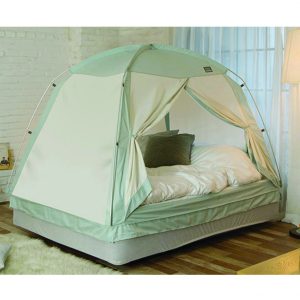 DDASUMI Fabric Indoor Signature  Tent 210cm x 120cm x 135cm(H) for 1~2 People for Keeping Warm Super Single Size