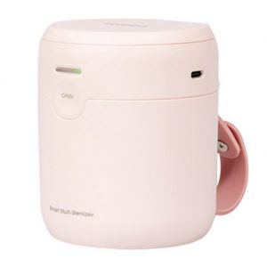 ECOMOM ECO-203 Portable Multi-Purpose Sterilizer for Baby Bottles Lighting Sanitizer 4.5V Made In Korea