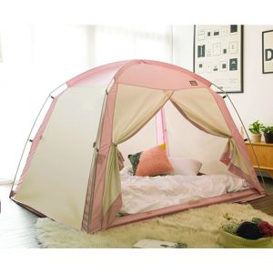 DDASUMI Fabric Indoor Signature  Tent 210cm x 120cm x 135cm(H) for 1~2 People for Keeping Warm Super Single Size