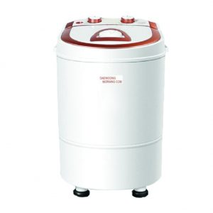 DWNG Electric Manual Compact Mini Apparel & Food Spin Dryer 1.8kg Capacity 220V 240W & 500W Step up Converter